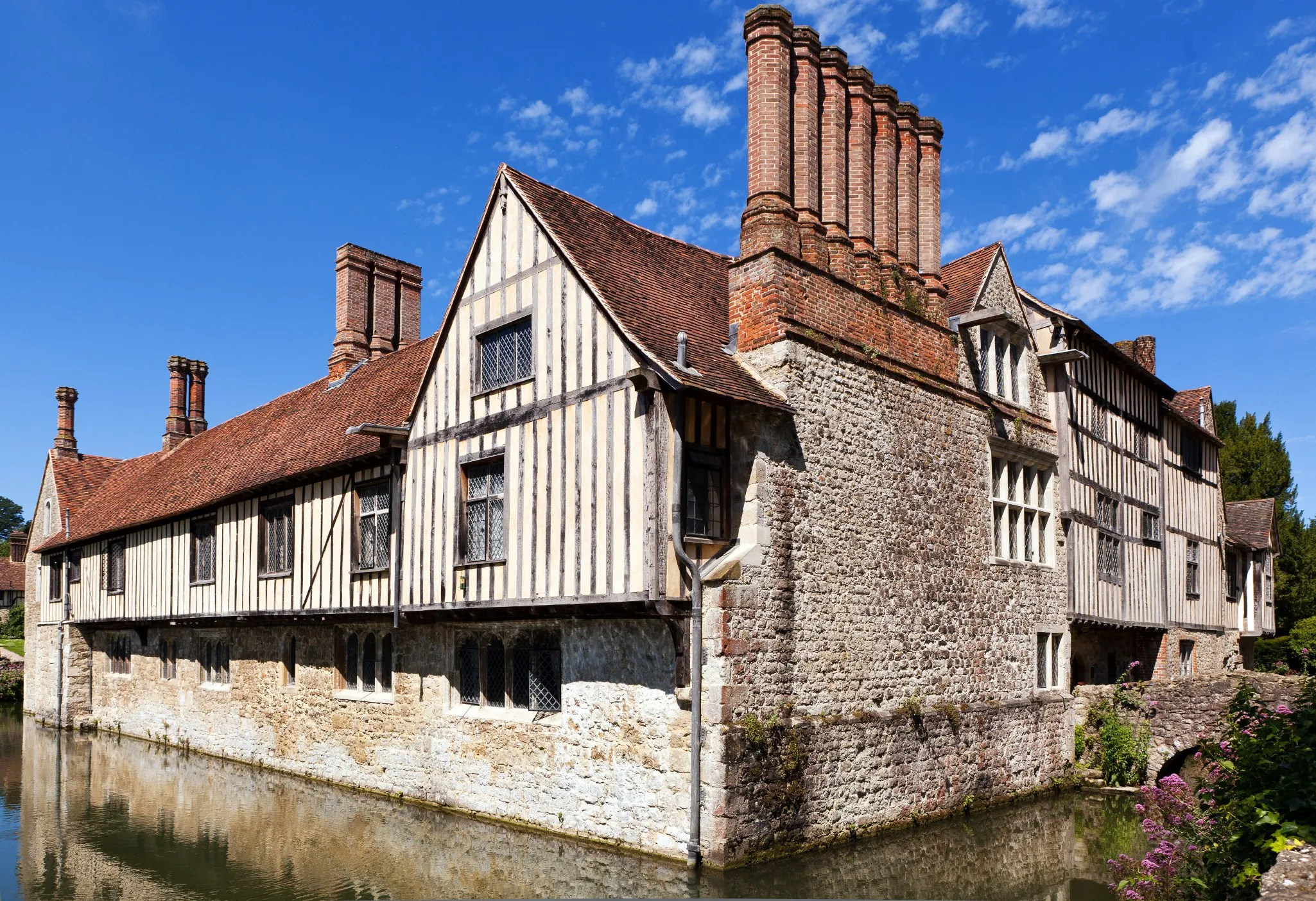 Grade I Ightham Mote in Kent, England