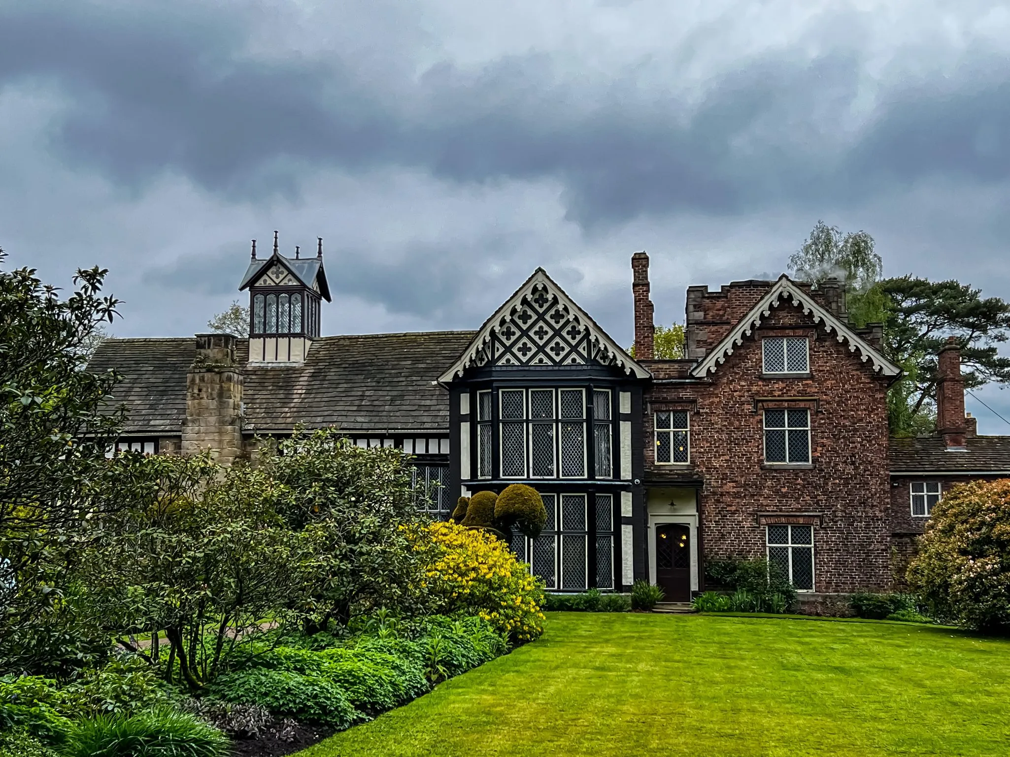 Old house with many windows